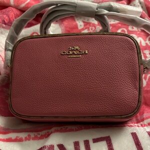 Coach Rose Leather Crossbody Bag